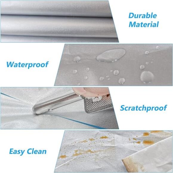 Car Cover with Zipper, 2 Layer Full Car Covers Waterproof/UV - Picture 3 of 16